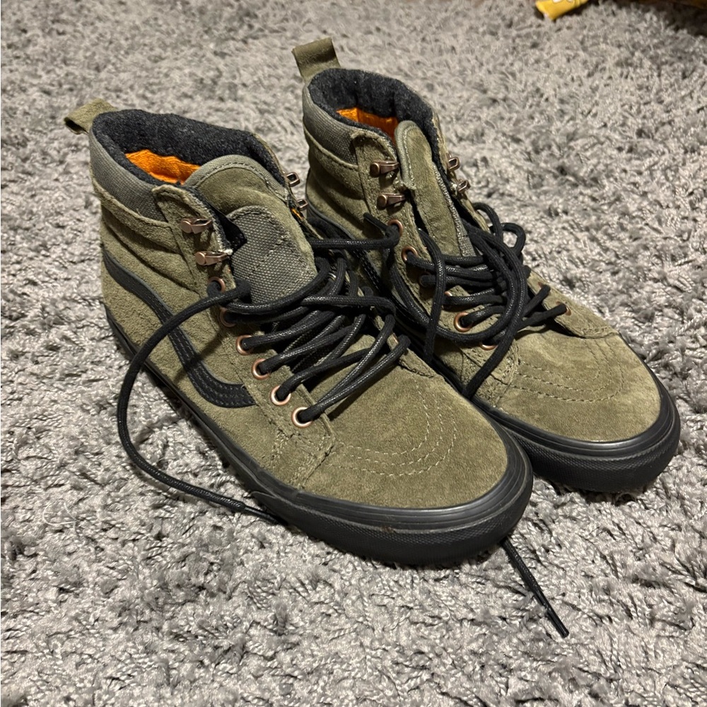 Vans scotch guard unisex Olive High-Top Sneakers